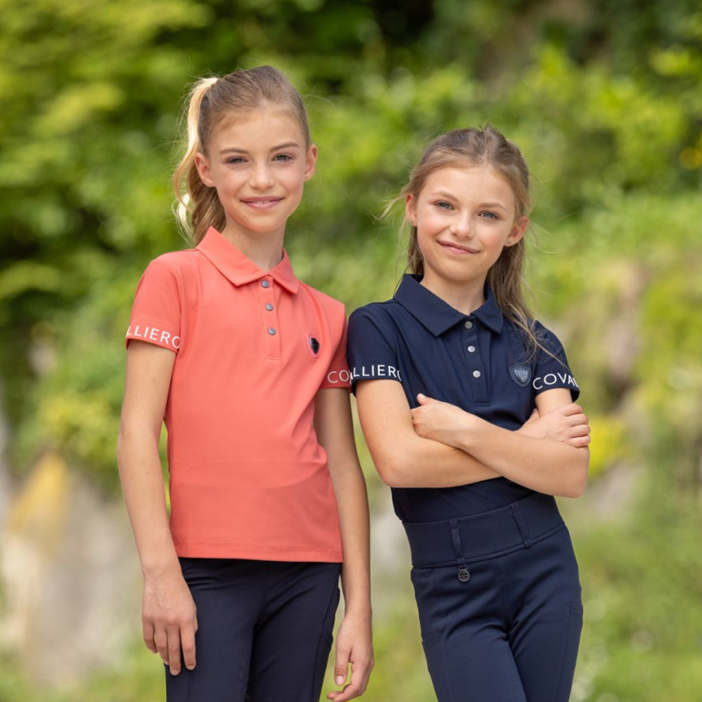 Covalliero Kids Polo Shirt - Coral