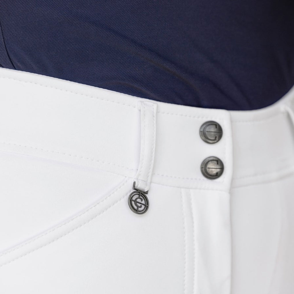 Covalliero Ladies Premium Breeches - White