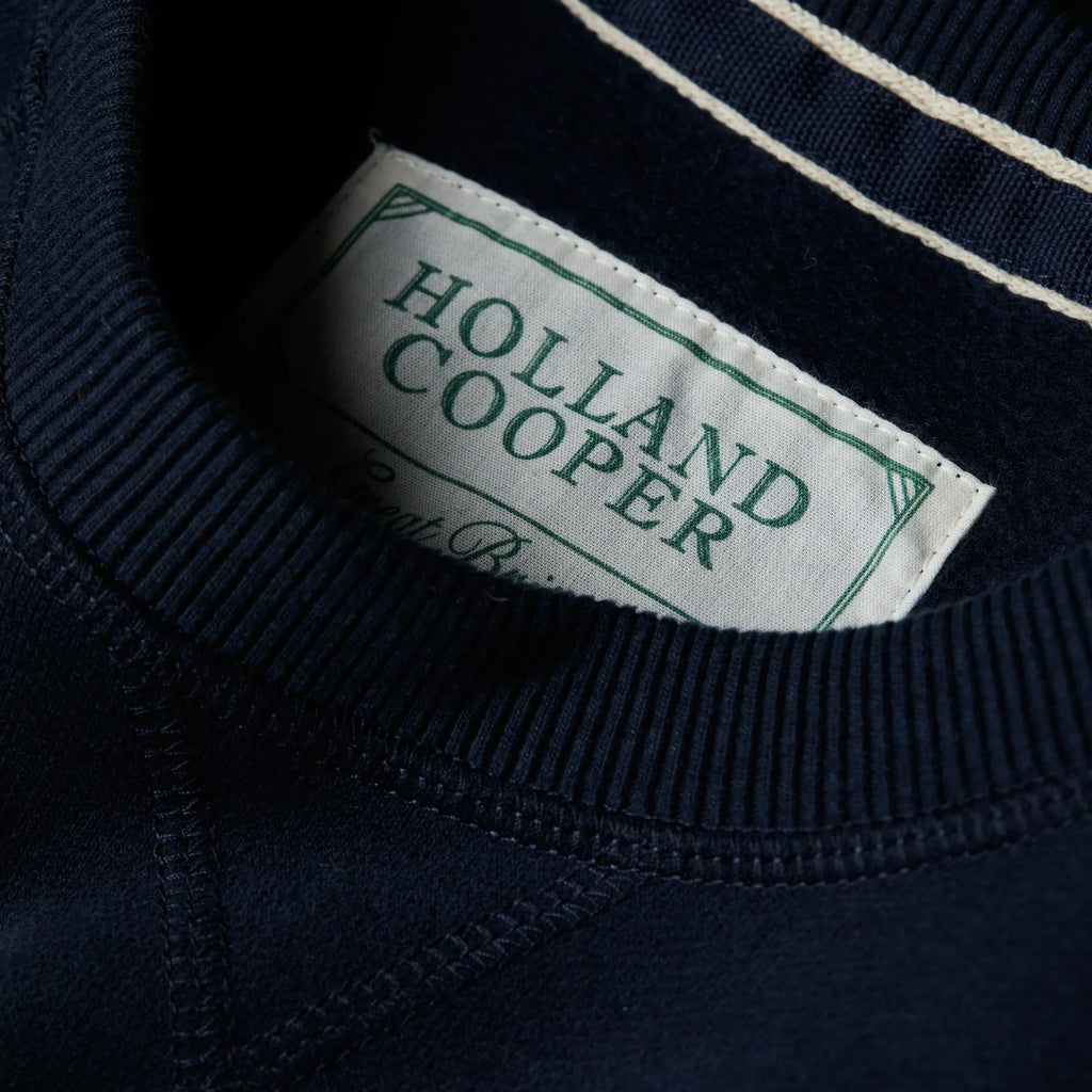 Holland Cooper Country Club Crew Sweat - Ink Navy