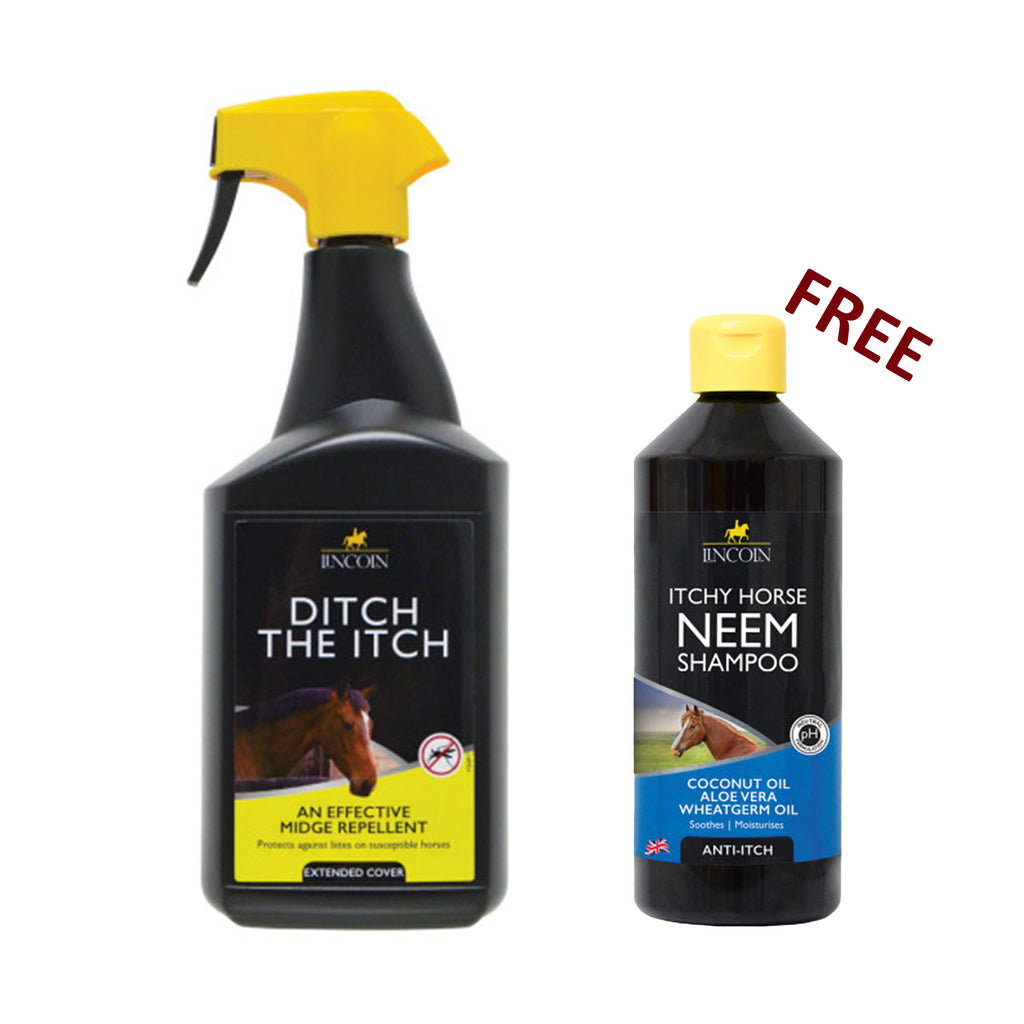 Lincoln Ditch The Itch with FREE Itchy Horse Neem Shampoo