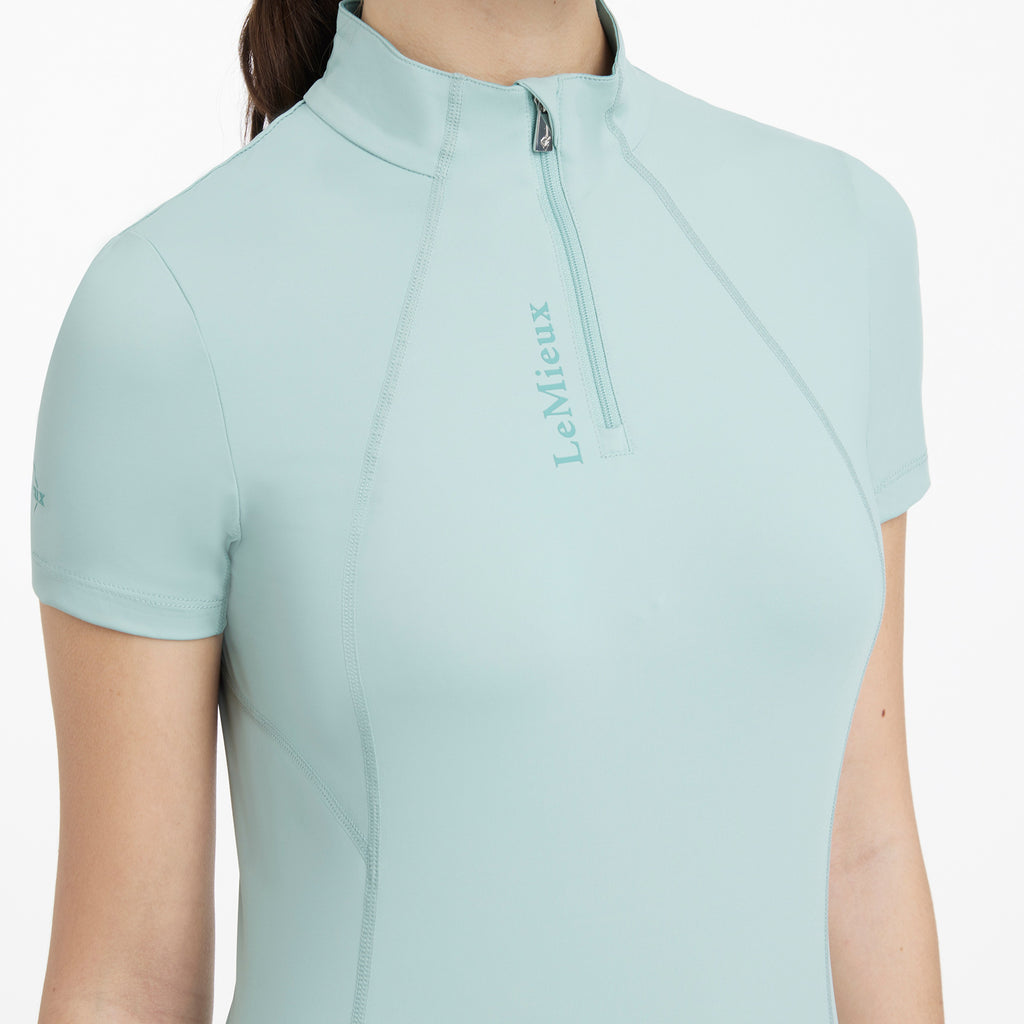 LeMieux Classique Short Sleeve Base Layer - Aqua