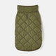 Joules Khaki Quilted Dog Coat