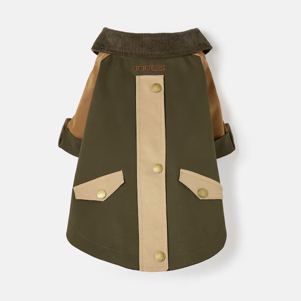 Joules Kennington Dog Coat - Khaki/Brown