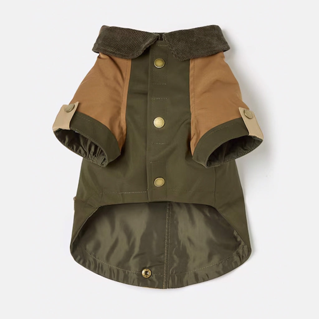 Joules Kennington Dog Coat - Khaki/Brown