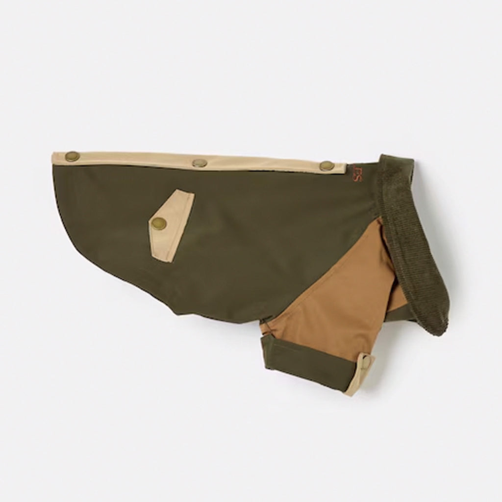 Joules Kennington Dog Coat - Khaki/Brown