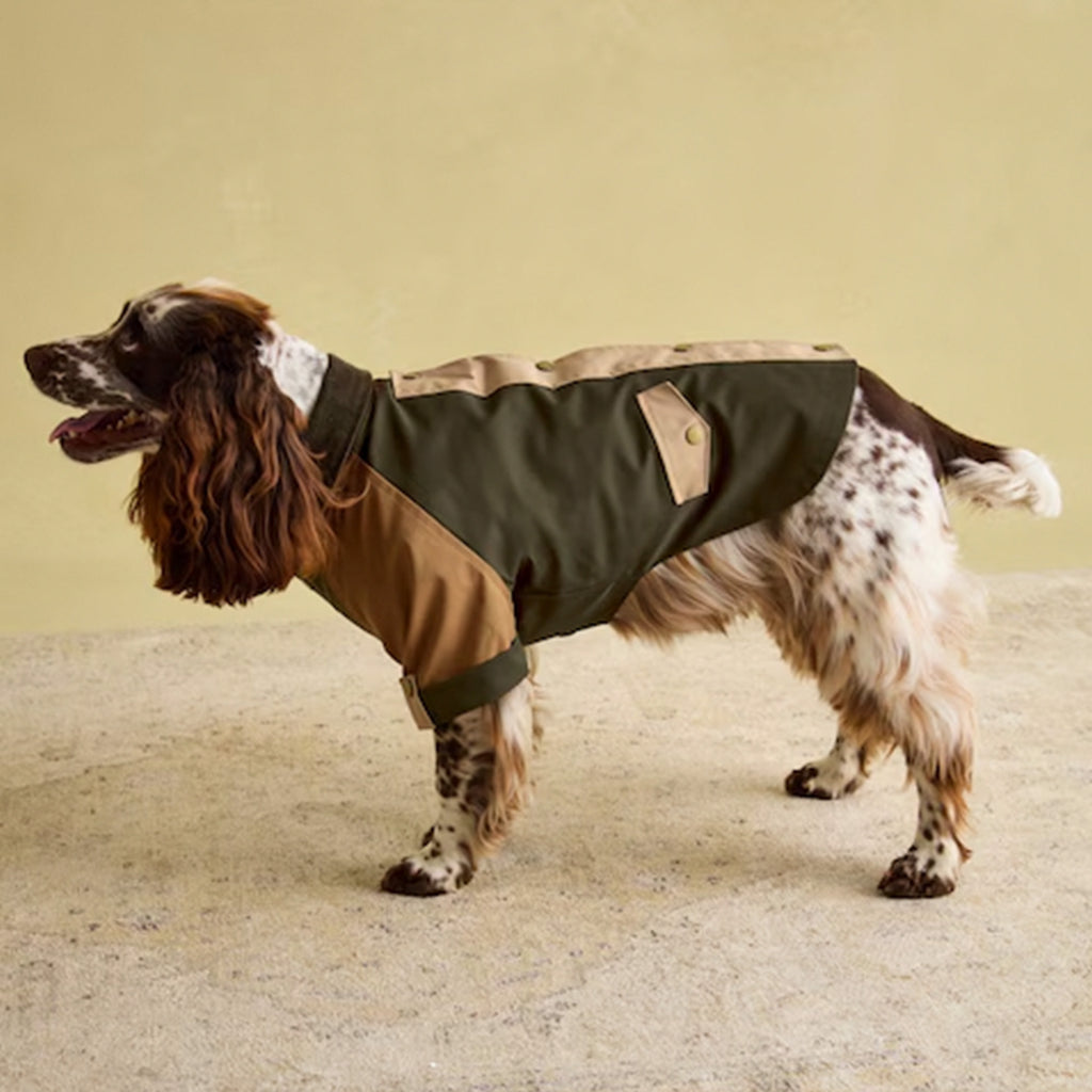 Joules Kennington Dog Coat - Khaki/Brown