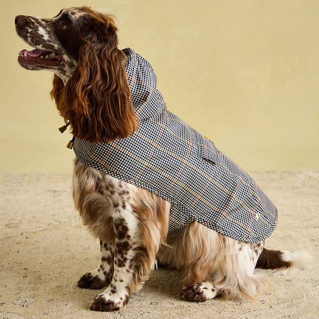 Joules Henson Check Packaway Dog Jacket