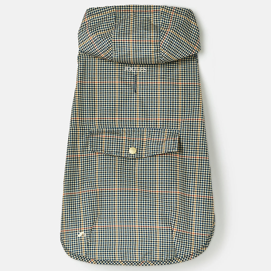 Joules Henson Check Packaway Dog Jacket