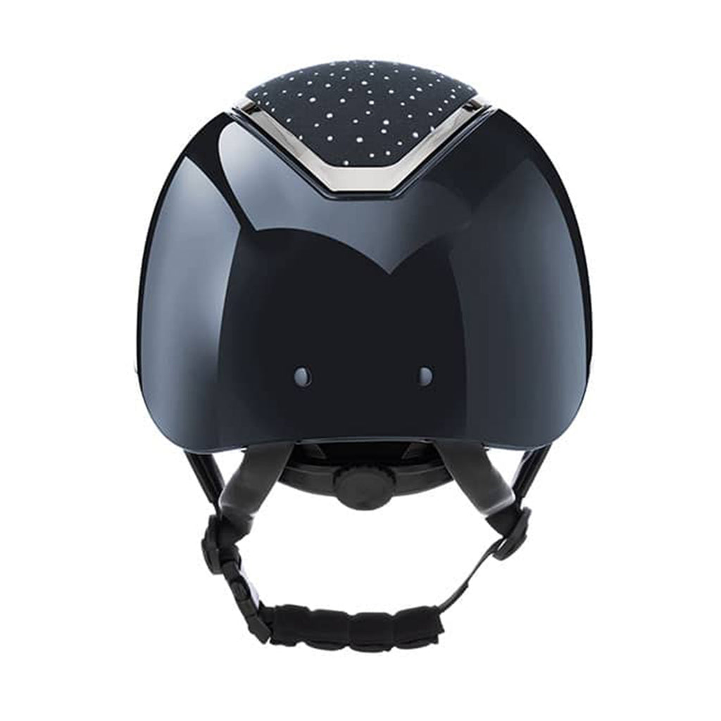 Charles Owen Kylo Crystal - Black Gloss/Chrome