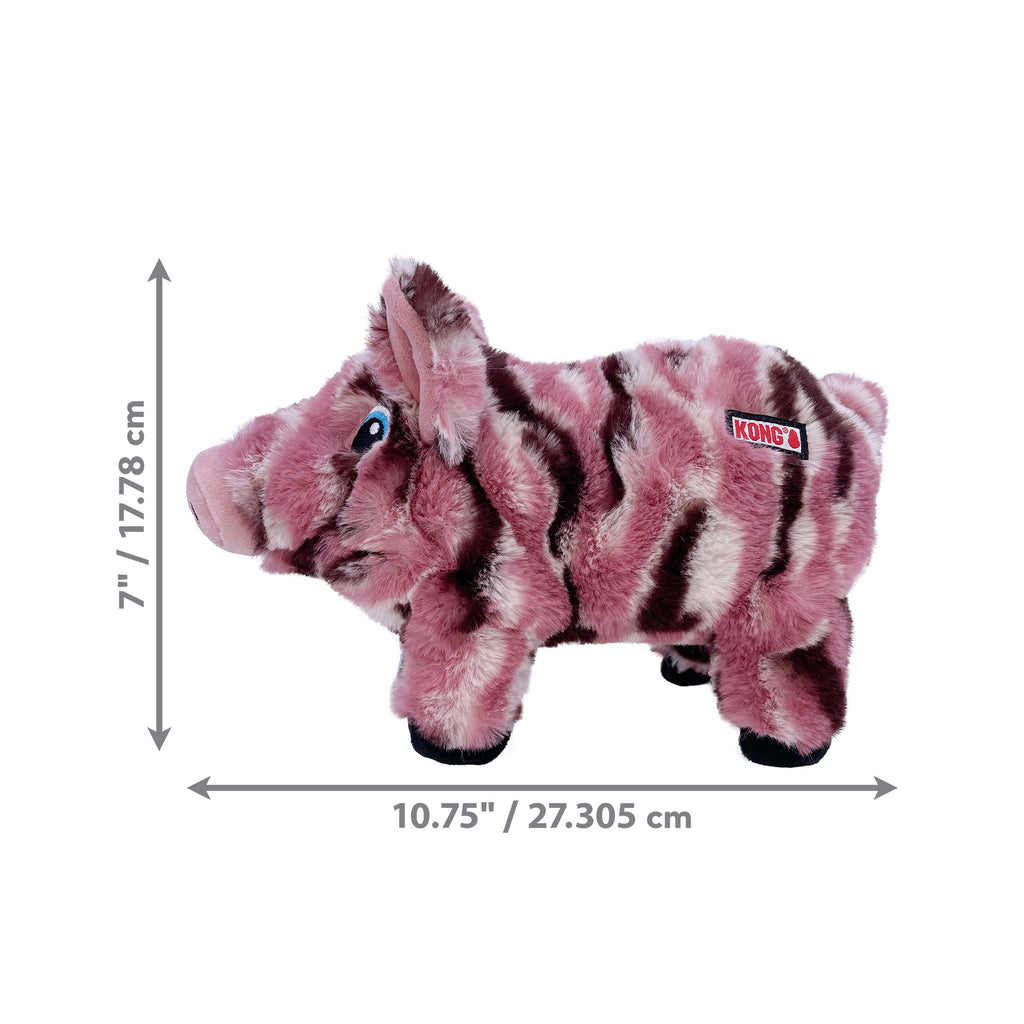 KONG Low Stuff Stripes Pig - Medium