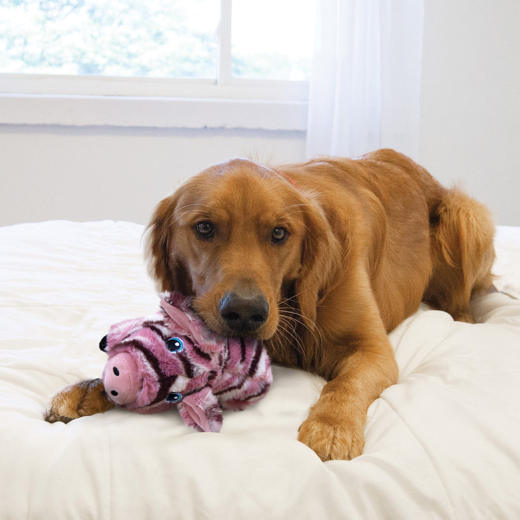 KONG Low Stuff Stripes Pig - Medium