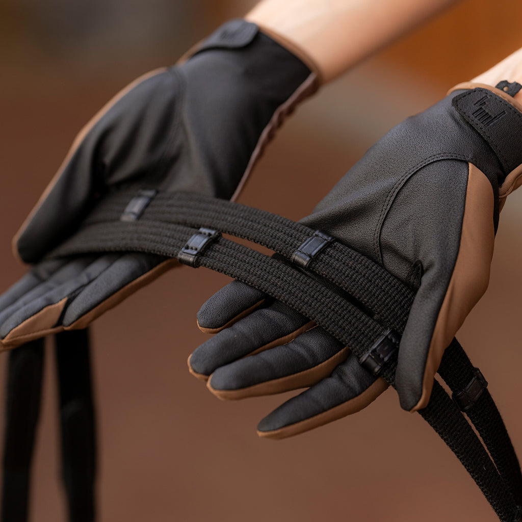 Roeckl Messara Riding Glove - Malt Brown