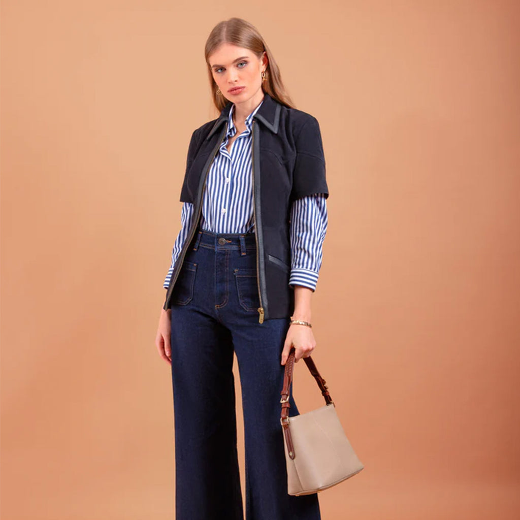 Fairfax and Favor Mini Tetbury Handbag - Stone