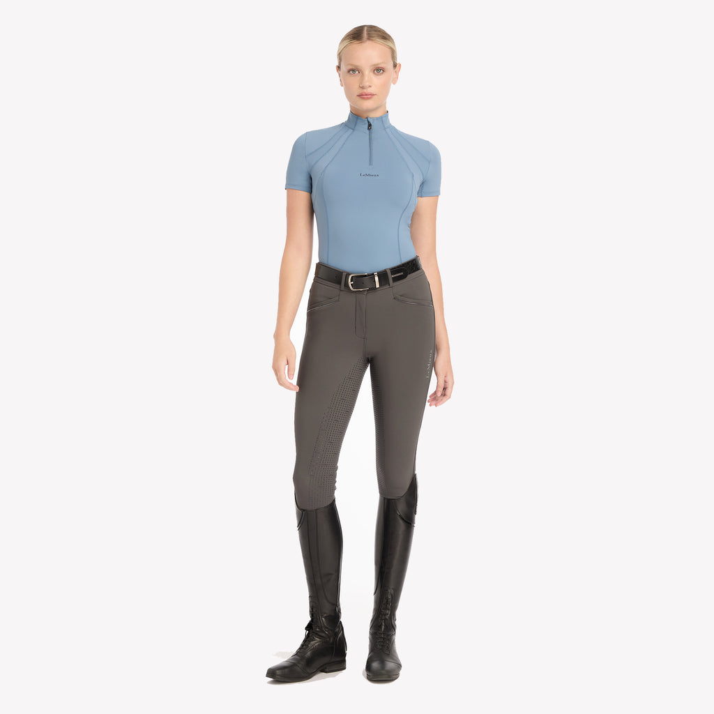LeMieux Mia Mesh Short Sleeve Base Layer - Ice Blue