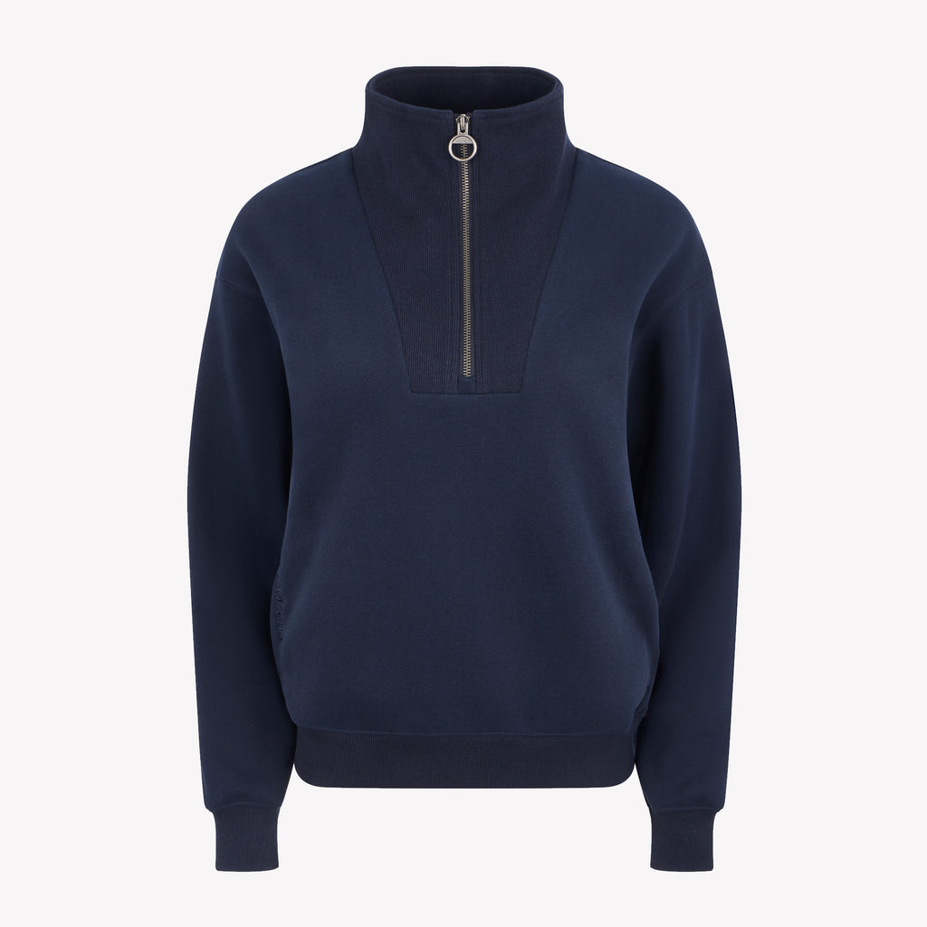 LeMieux Ladies Keira Quarter Neck Sweat - Navy