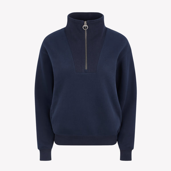 LeMieux Ladies Keira Quarter Neck Sweat - Navy