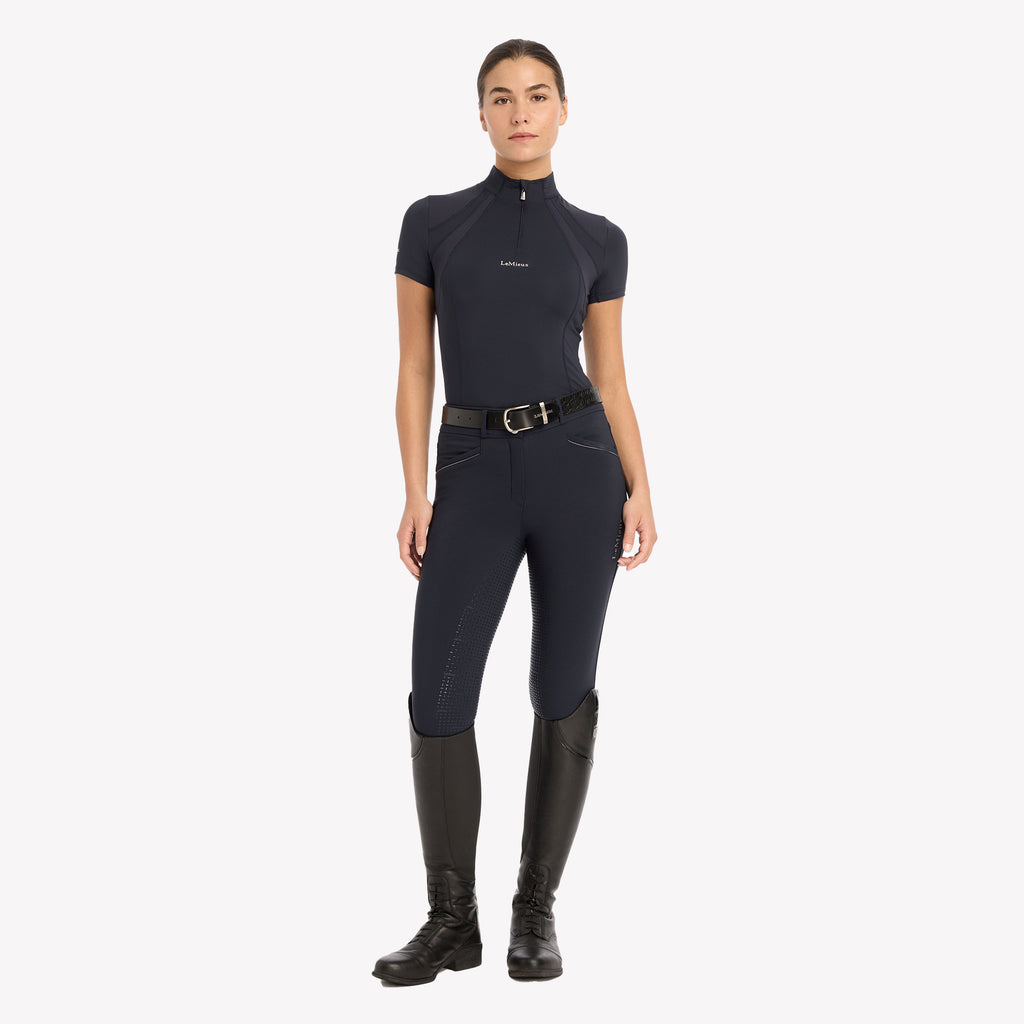 LeMieux Mia Mesh Short Sleeve Base Layer - Black