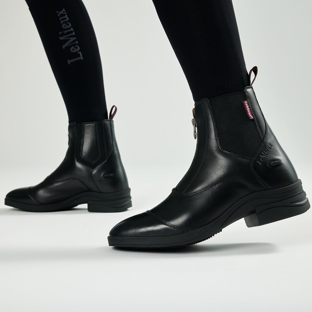 LeMieux Zip Paddock Boot - Black