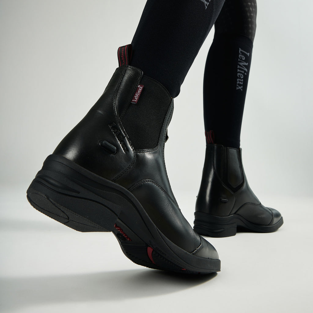 LeMieux Zip Paddock Boot - Black