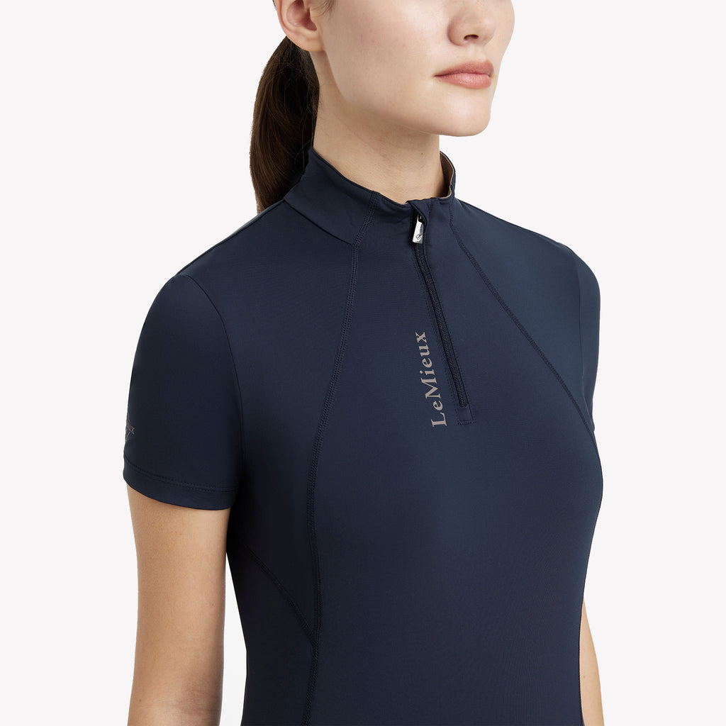 LeMieux Classique Short Sleeve Base Layer - Navy