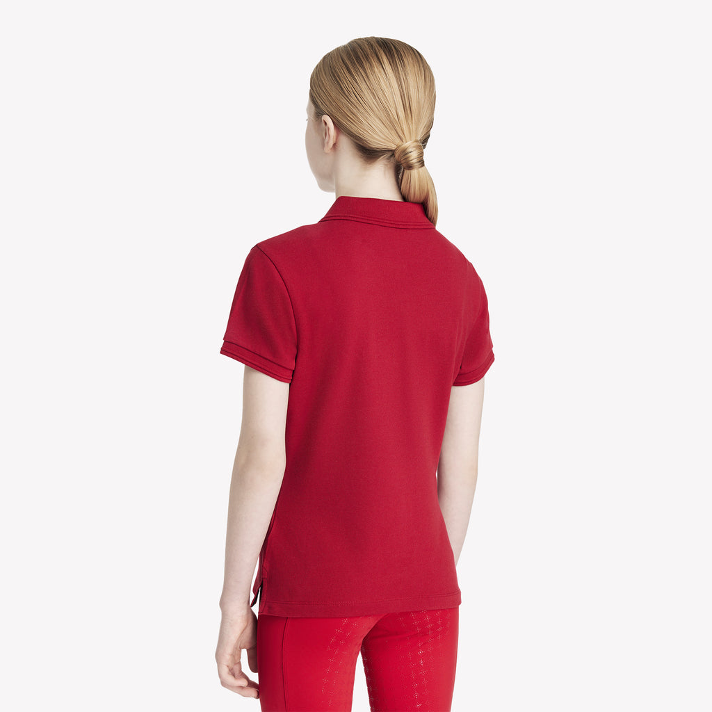 LeMieux Young Rider Classique Polo Shirt - Chilli