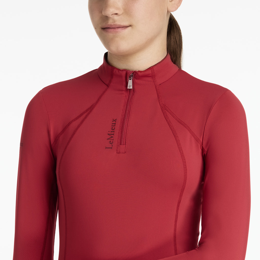 LeMieux Young Rider Classique Base Layer - Chilli