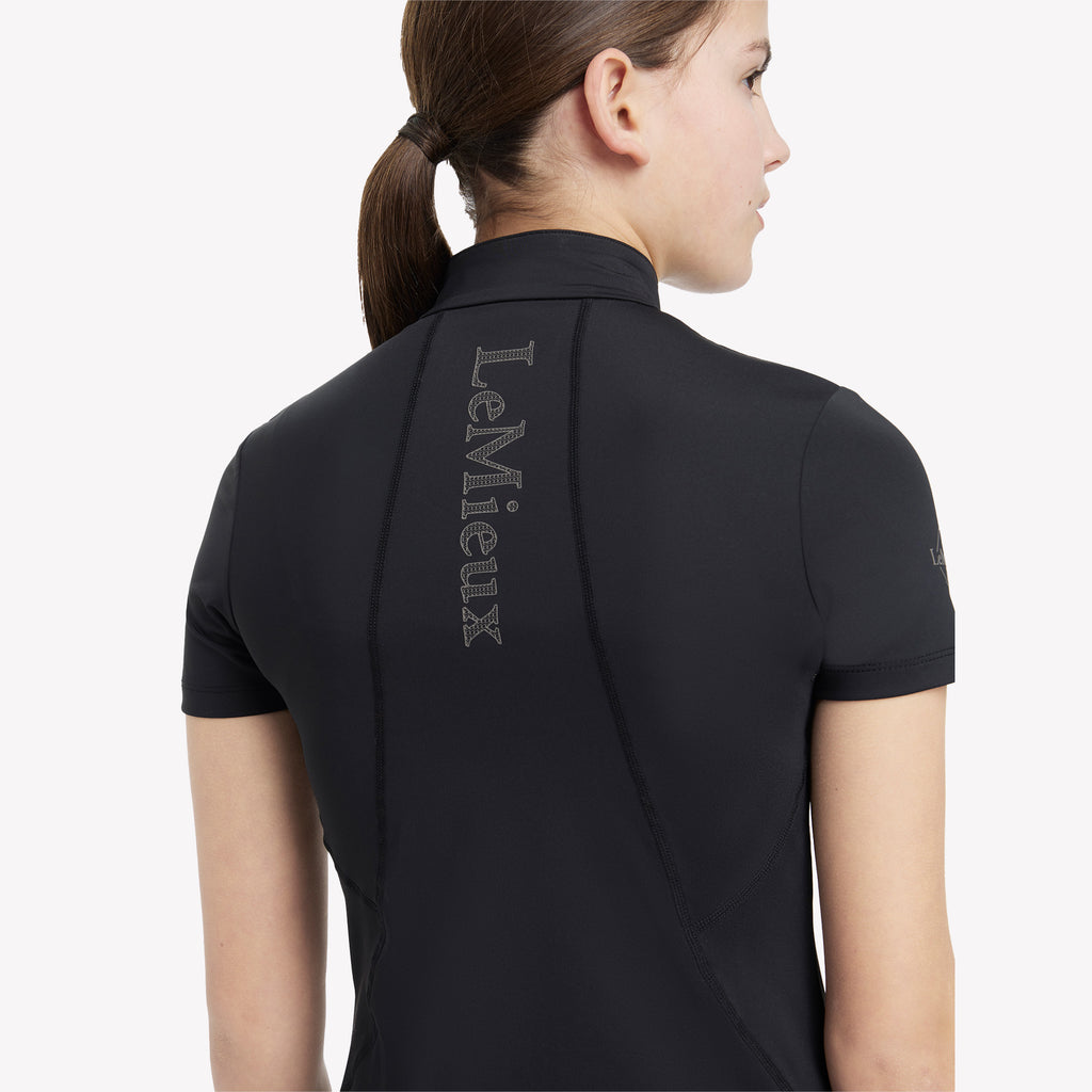 LeMieux Young Rider Classique Short Sleeve Base Layer - Black
