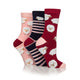 Wildfeet Ladies Crew Socks 3 Pack - Sheep