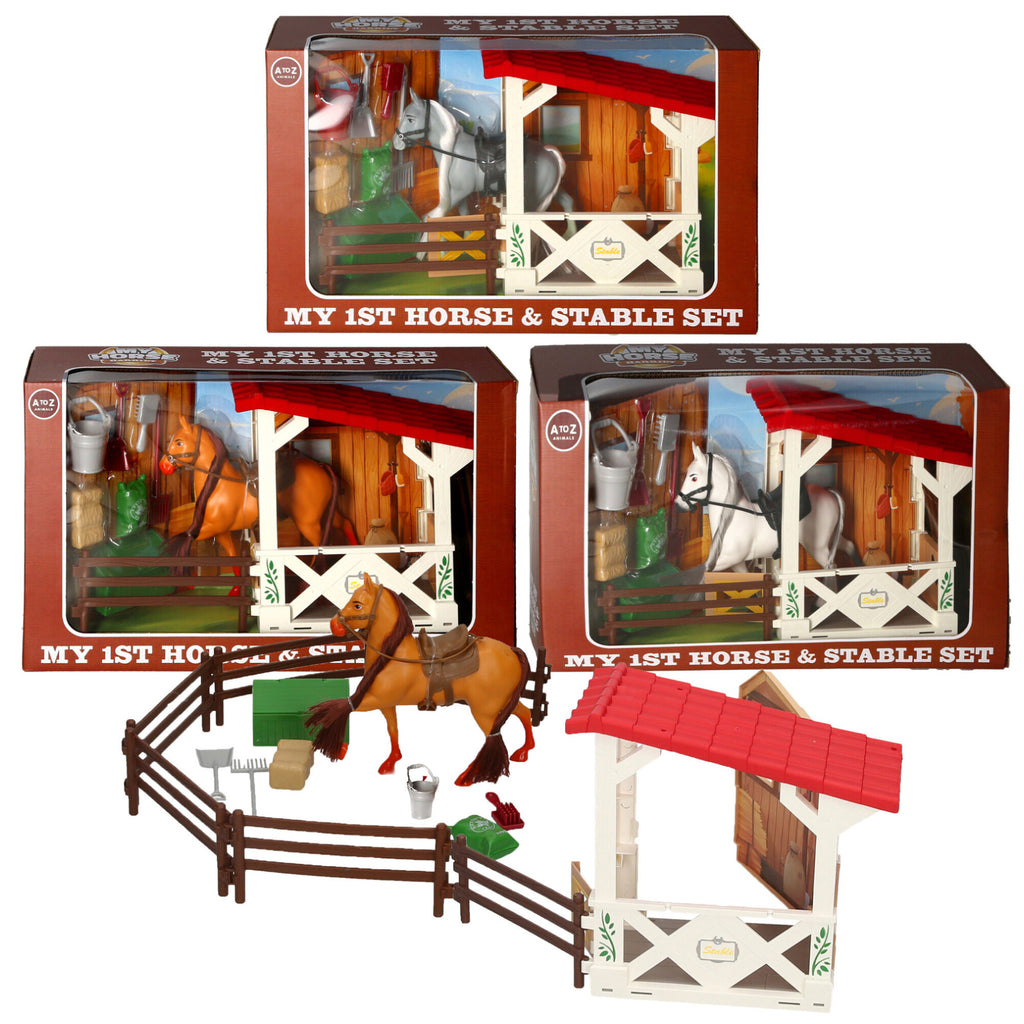 Horse and Stable Set - Assorted Designs