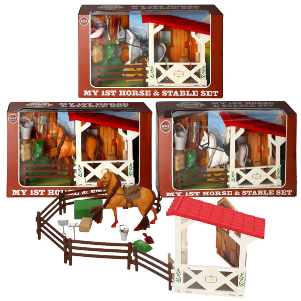Horse and Stable Set - Assorted Designs
