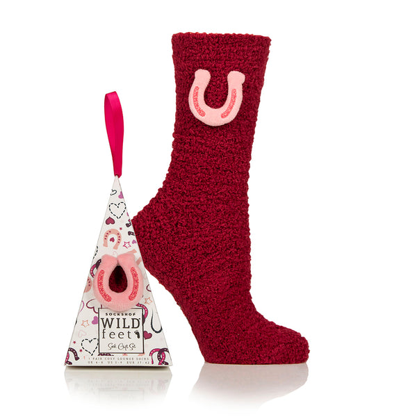 Wildfeet Kids Pyramid Patterned Boxed Gift - Horse Shoe