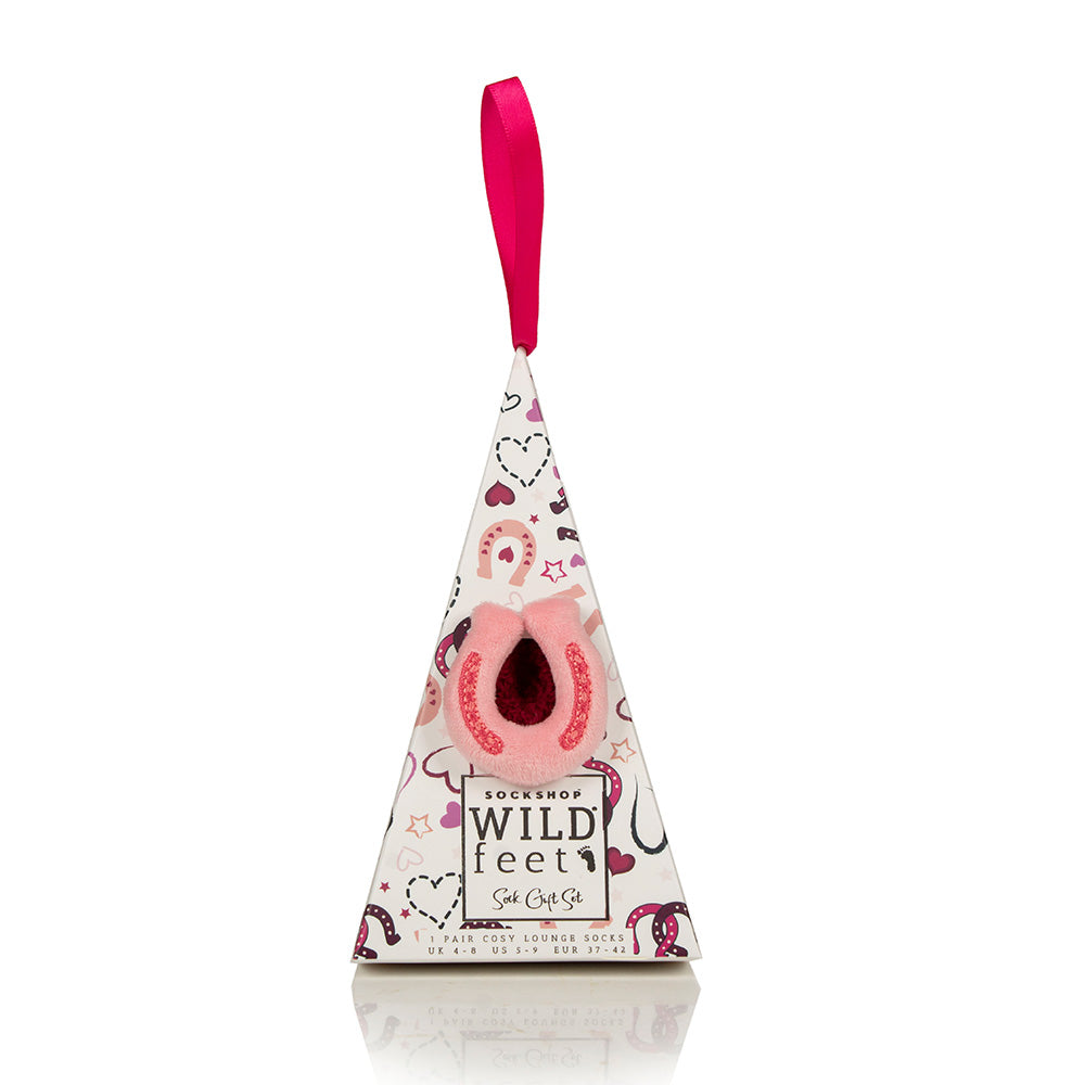 Wildfeet Kids Pyramid Patterned Boxed Gift - Horse Shoe
