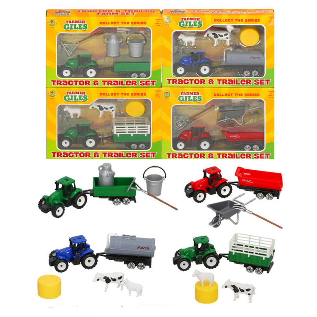 Farm Tractor and Trailer