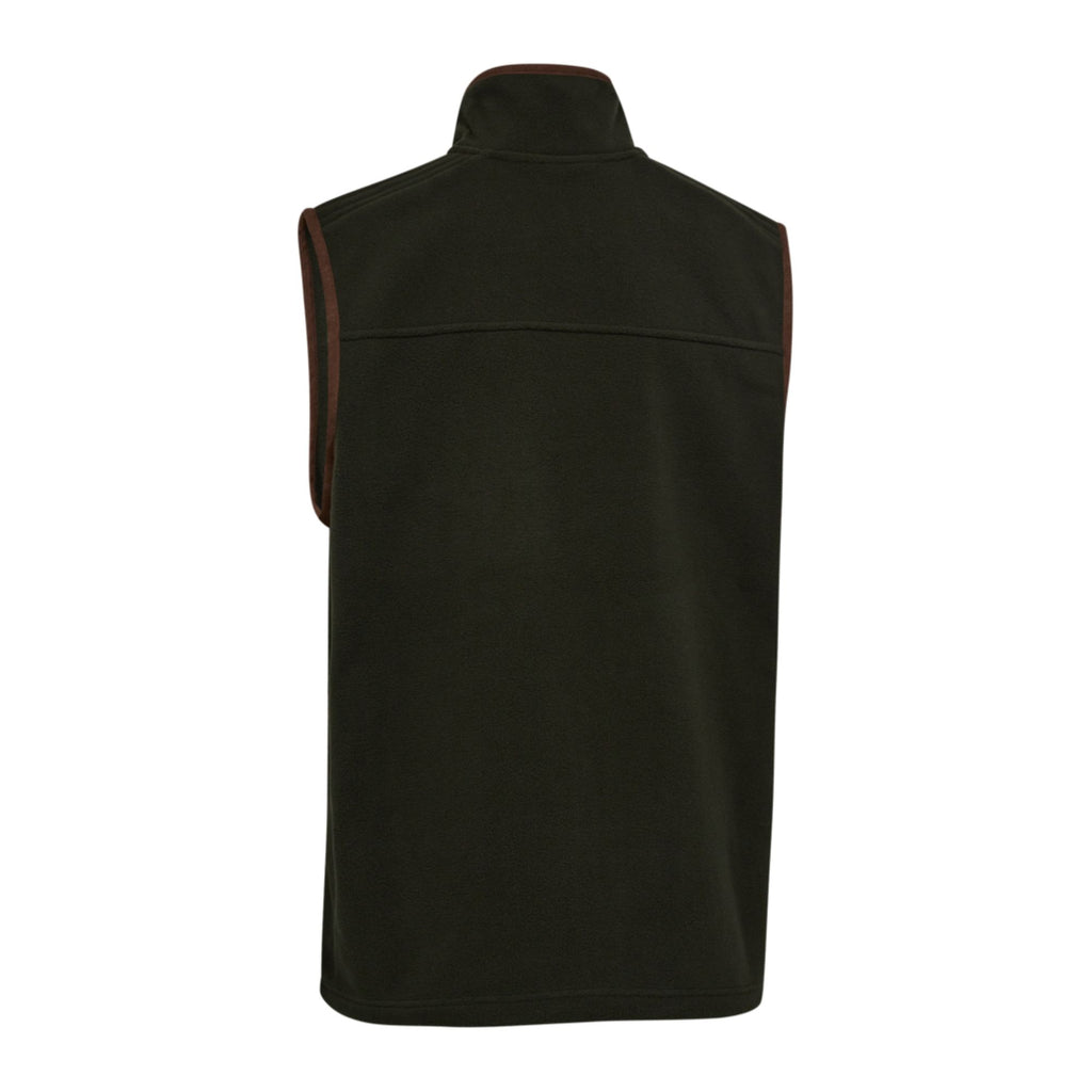 Deerhunter Mens Cumbria Fleece Waistcoat - Forest Ember