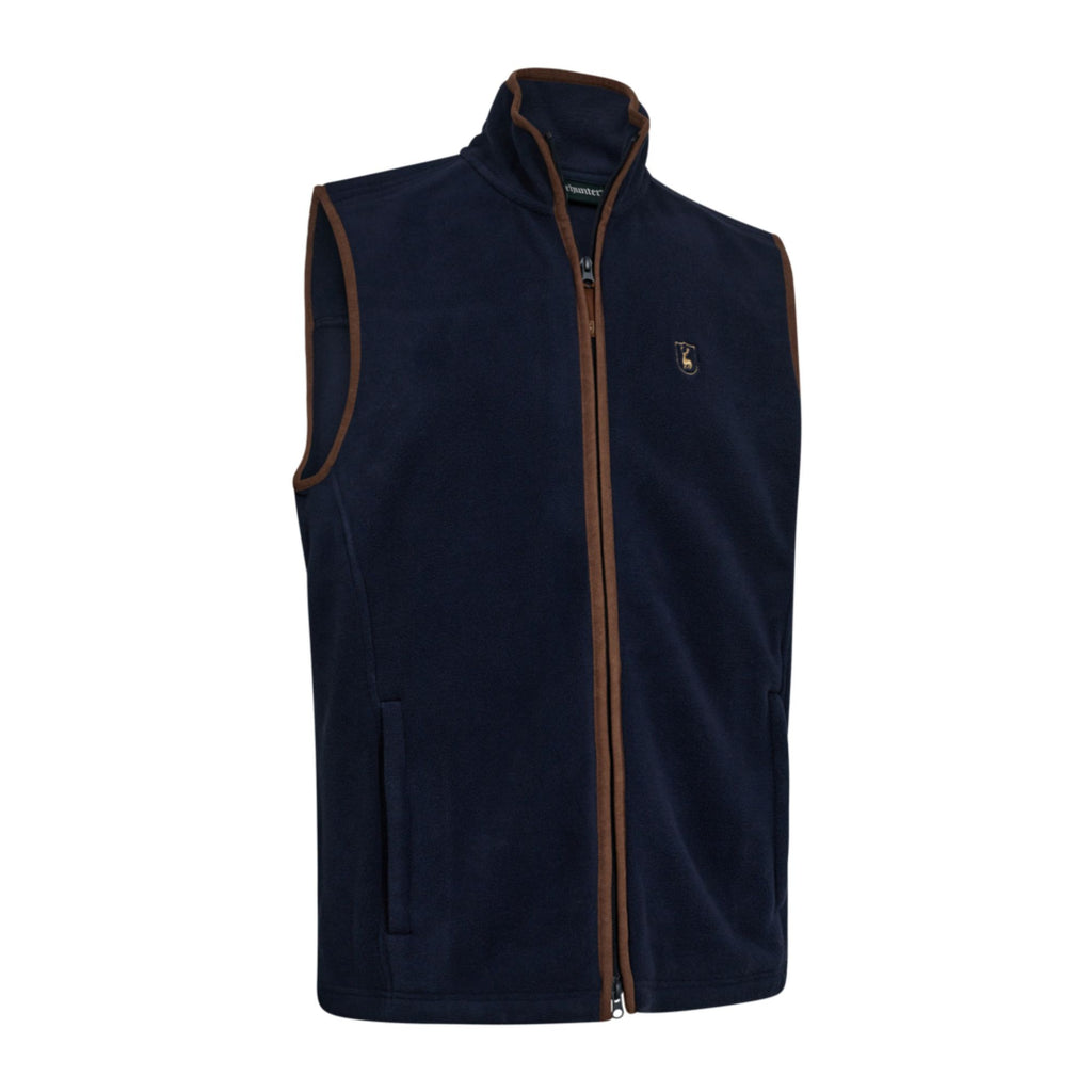 Deerhunter Mens Cumbria Fleece Waistcoat - Dark Blue