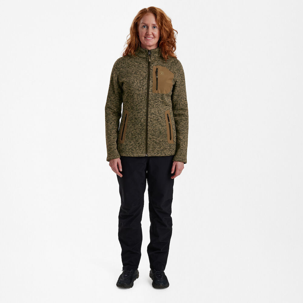 Deerhunter Lady Sarek Knitted Jacket - Butternut Melange