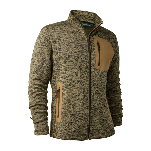 Deerhunter Mens Sarek Knitted Jacket - Butternut Melange