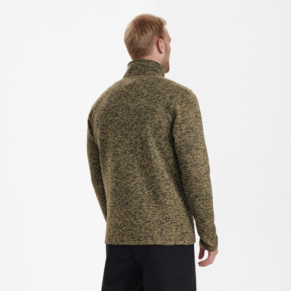 Deerhunter Mens Sarek Knitted Jacket - Butternut Melange
