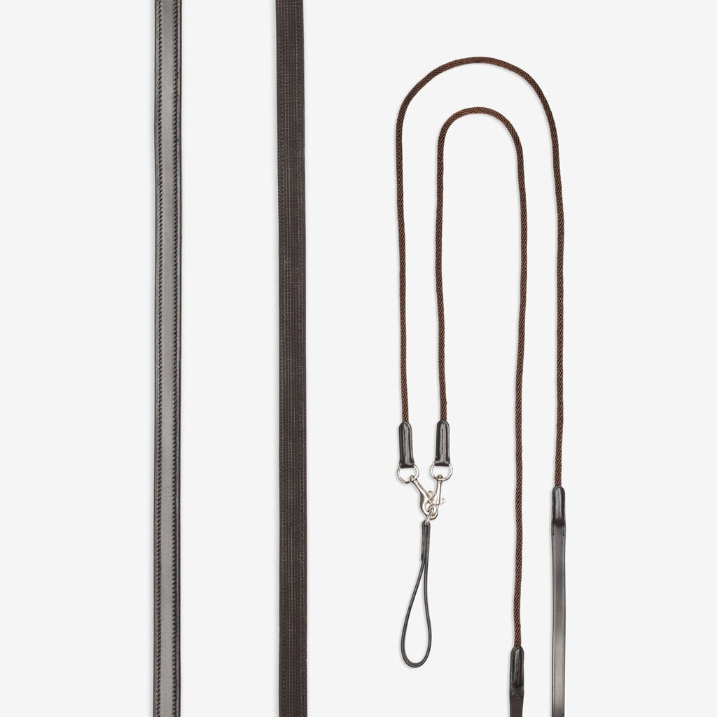 LeMieux Leather Draw Reins - Brown