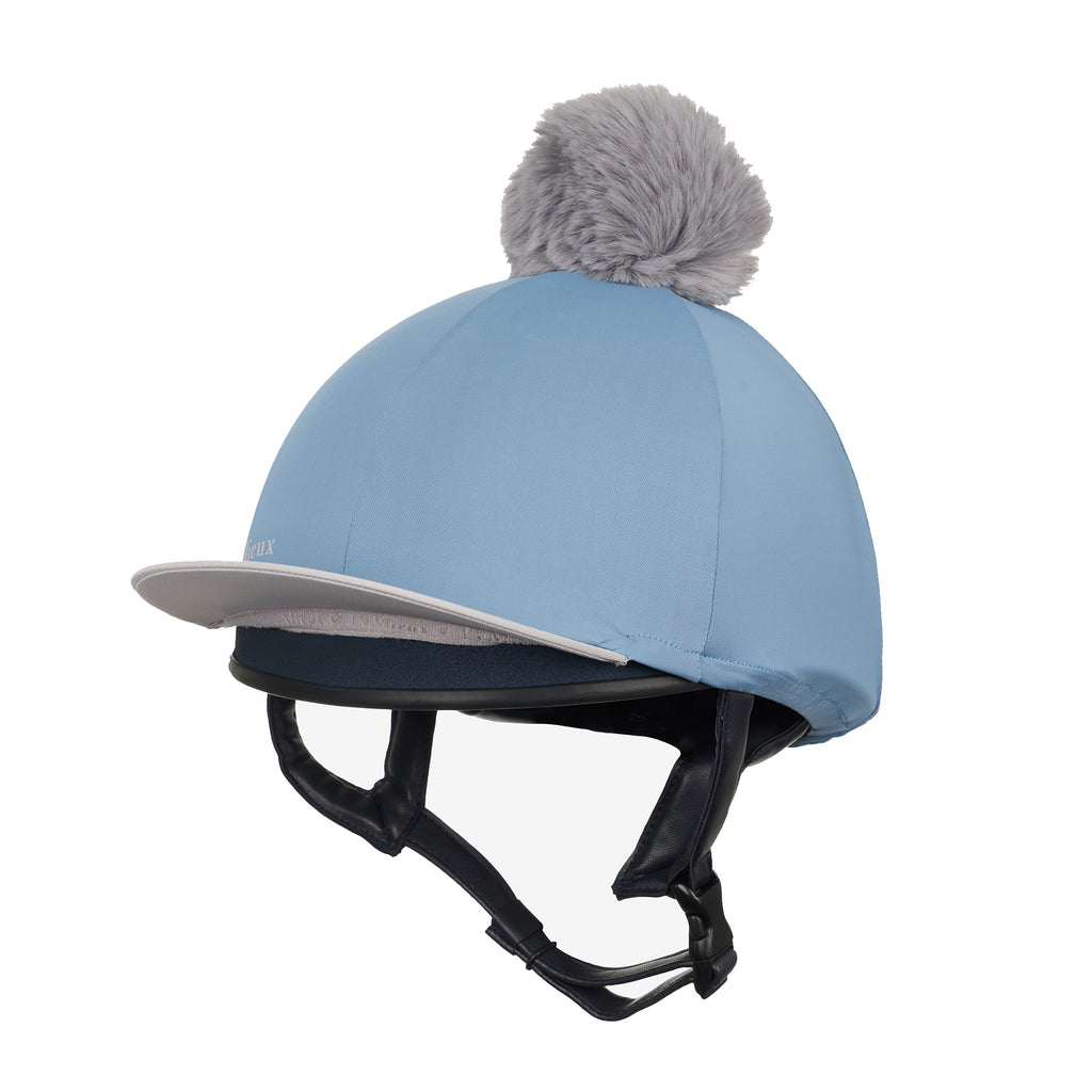 LeMieux Classique Pom Hat Silk - Ice Blue