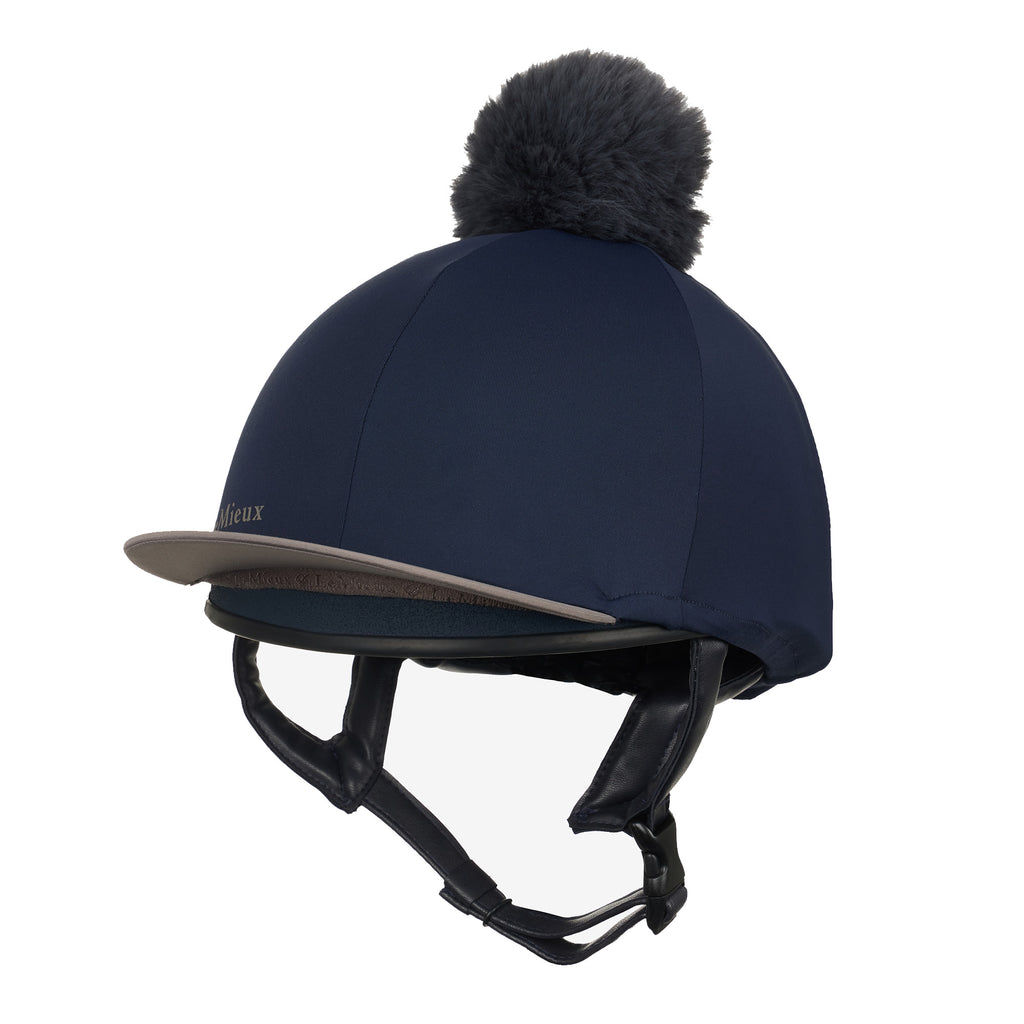 LeMieux Classique Pom Hat Silk - Navy