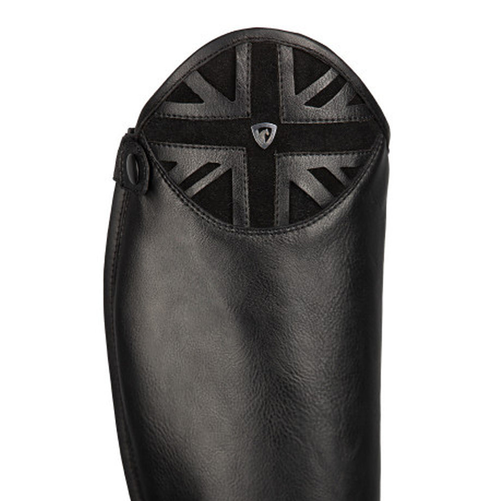 Hy Equestrian Union Jack Riding Boots - Black