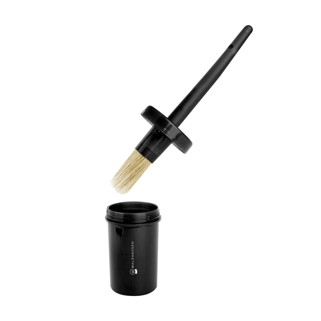 Hoof Brush and Bottle - Black