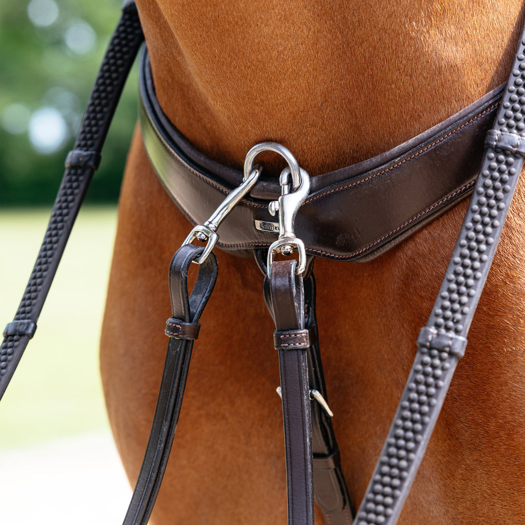 LeMieux Kudos Bridge Breastplate - Havana