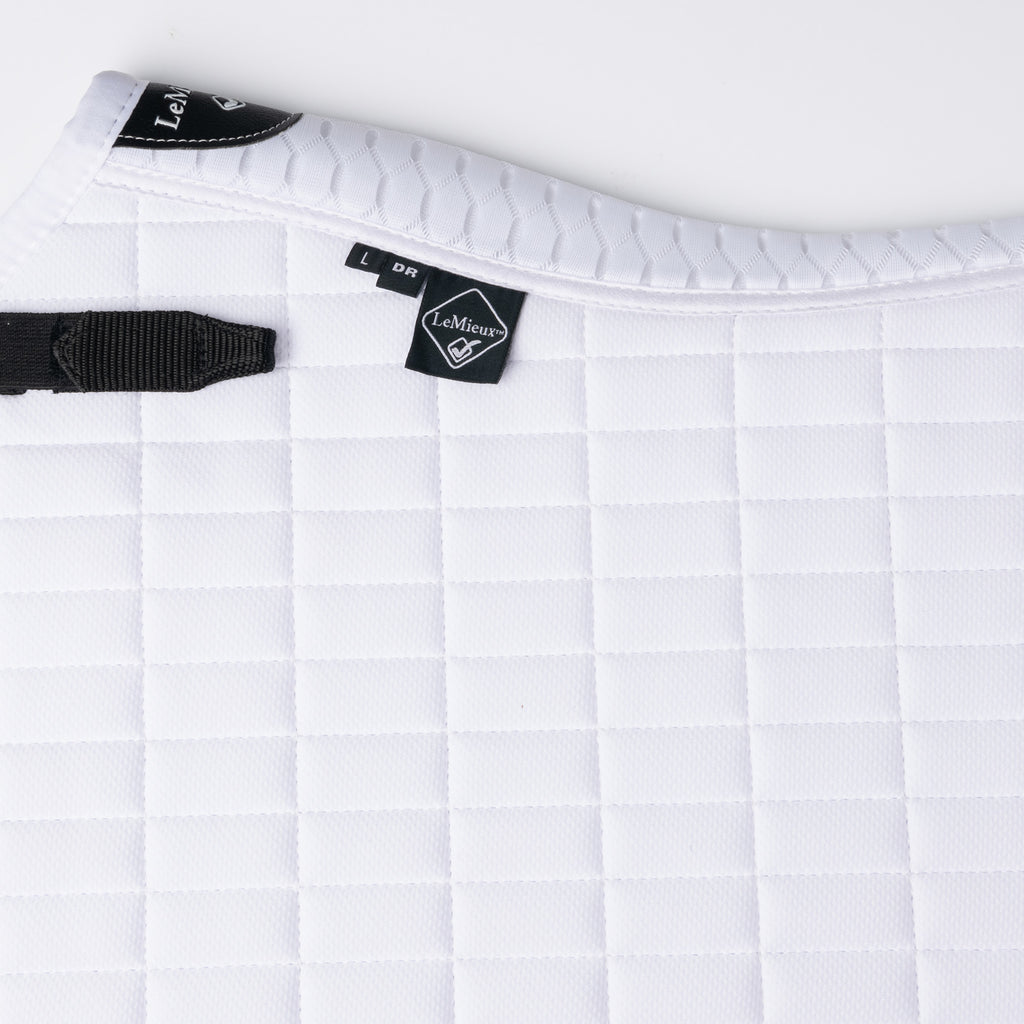LeMieux 3D Mesh Self-Cool Dressage Square - White