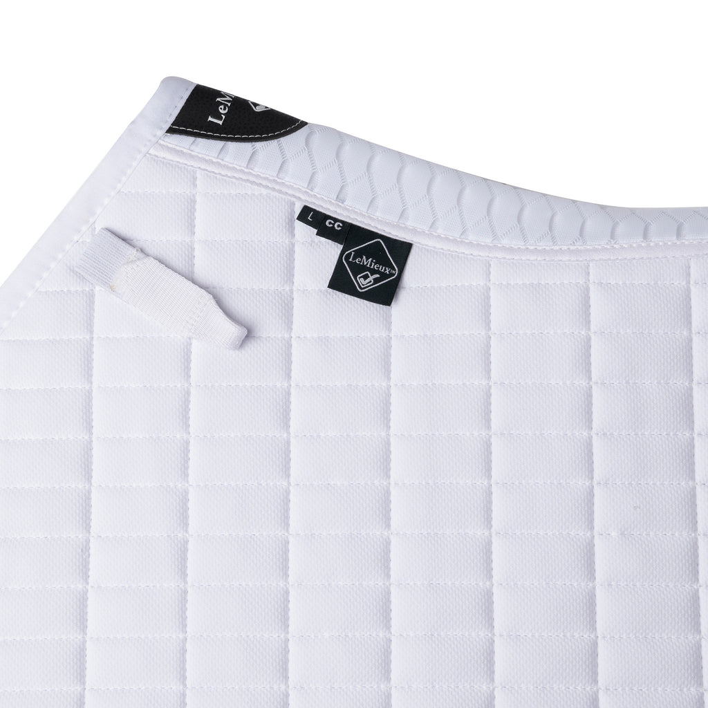 LeMieux 3D Mesh Self-Cool Eurojump Square - White