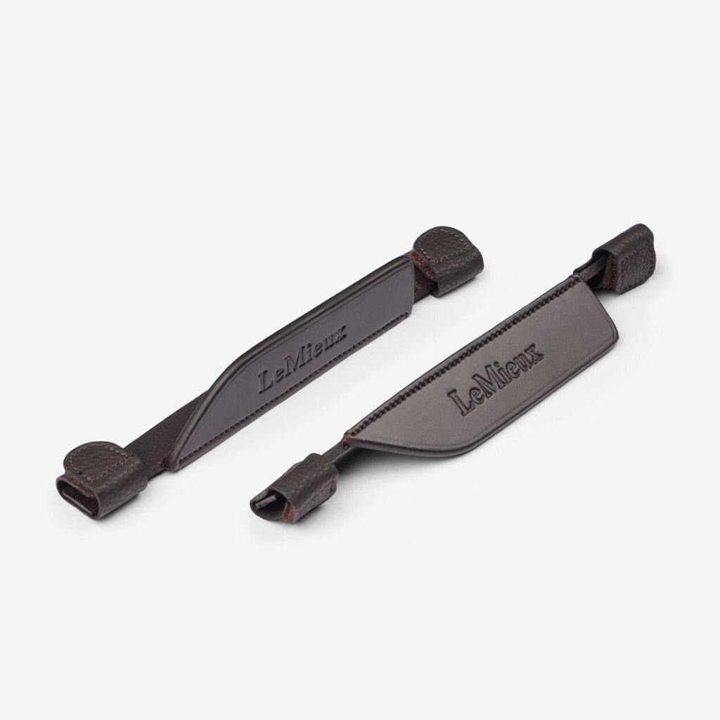 LeMieux Leather Bridle Blinkers - Brown