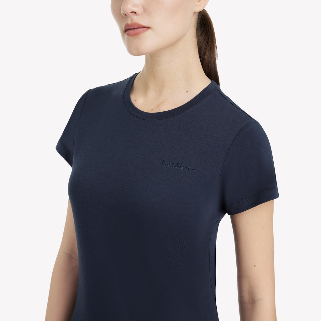 LeMieux Ladies Classique T-Shirt - Navy