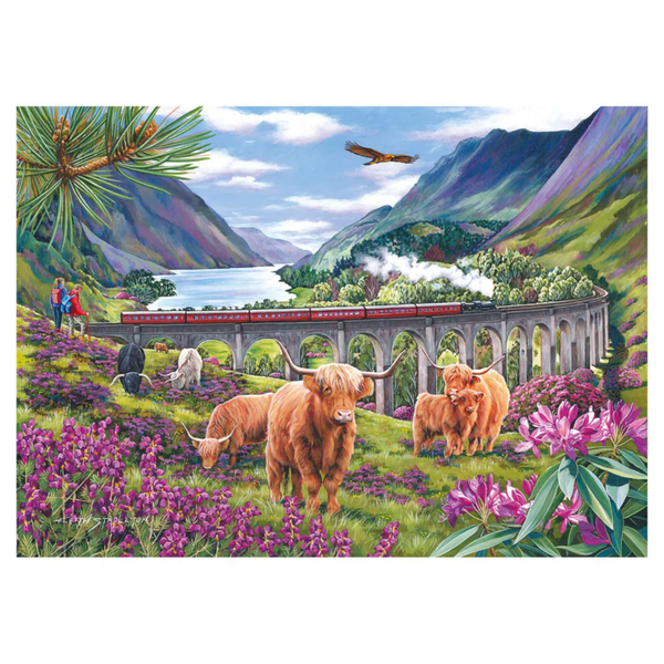 The House Of Puzzles Glenfinnan Ladies 1000 Piece Puzzle
