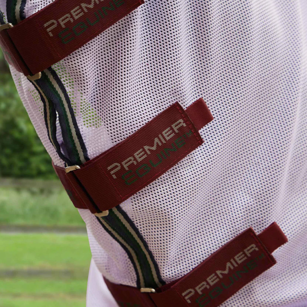 Premier Equine Bug Buster Fly Rug with Detachable Neck and Belly Flap - Lavender